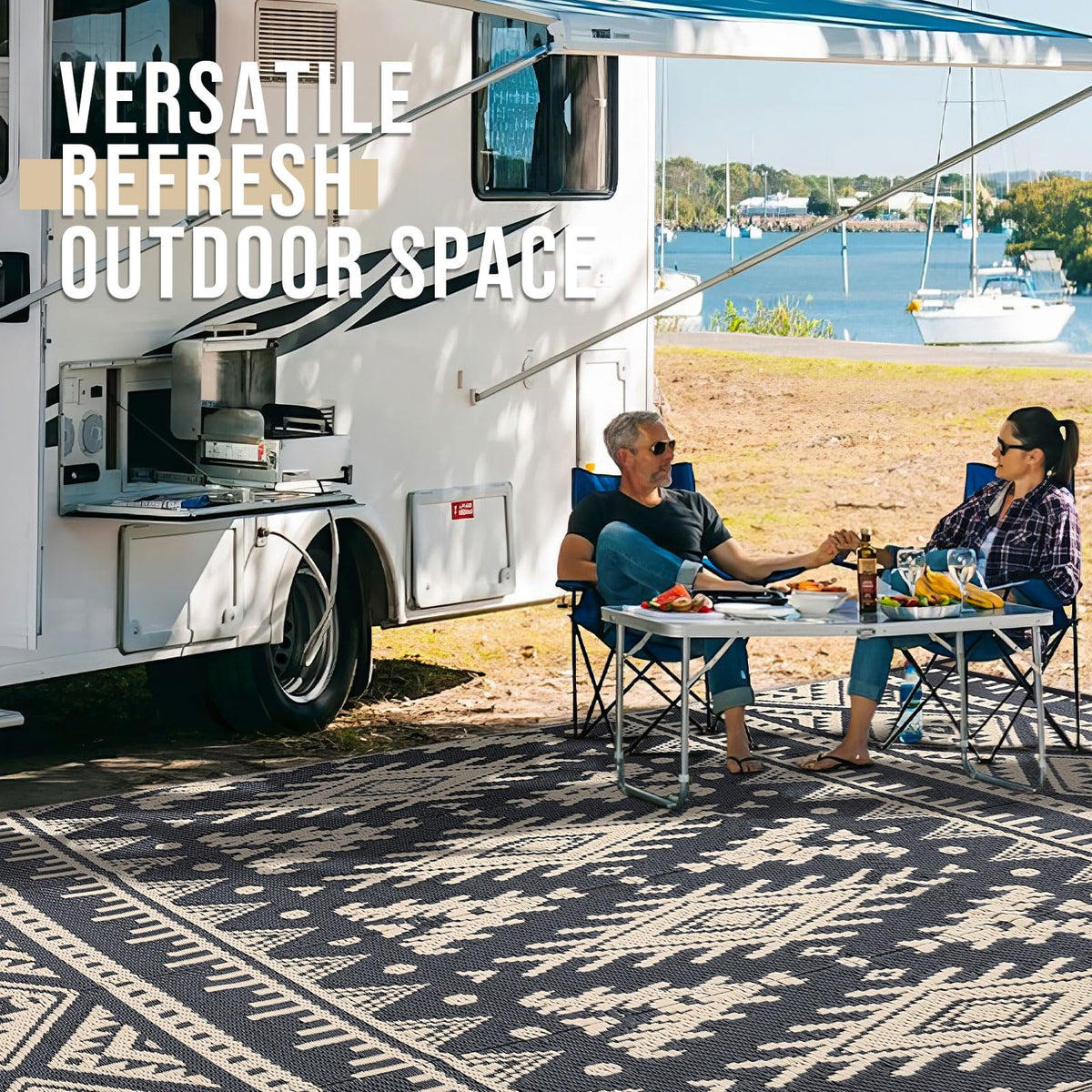 OLANLY edge-reinforced construction for durable outdoor wear.