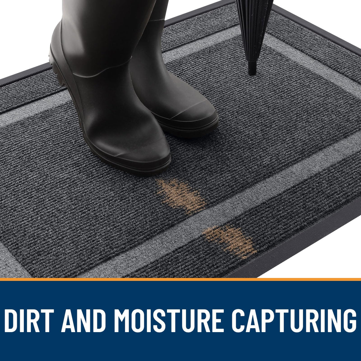 OLANLY entrance mat indoor outdoor use suits versatile spaces.