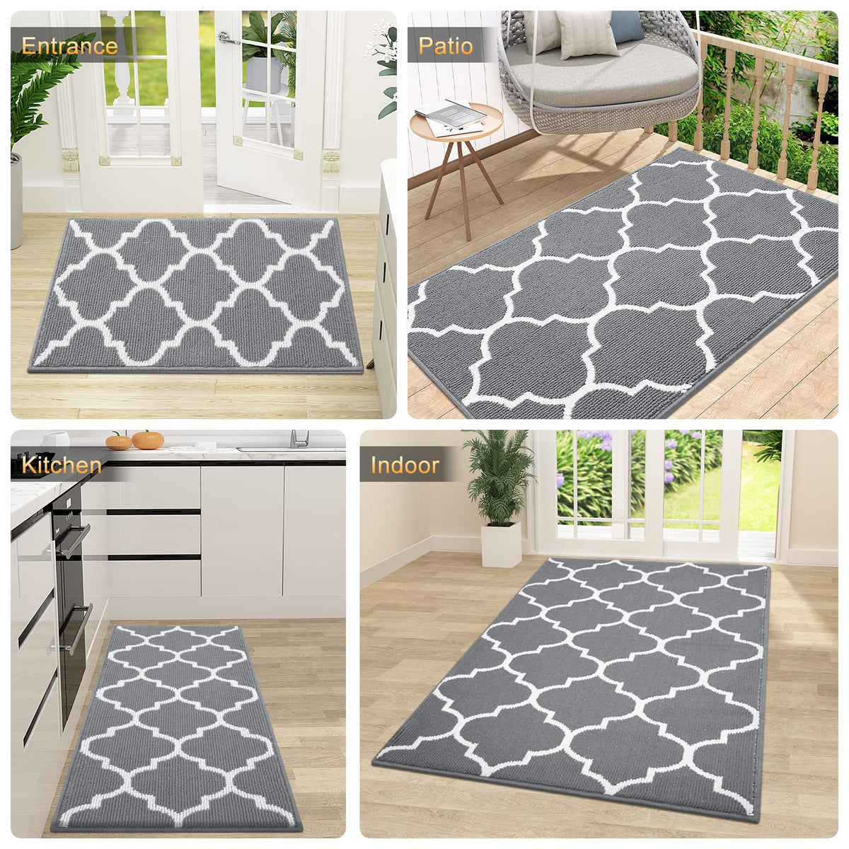 OLANLY entryway mat absorbs moisture quickly to reduce wet footprints