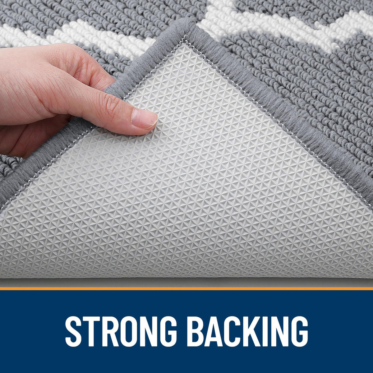 OLANLY front-door mat is washable and easy to maintain