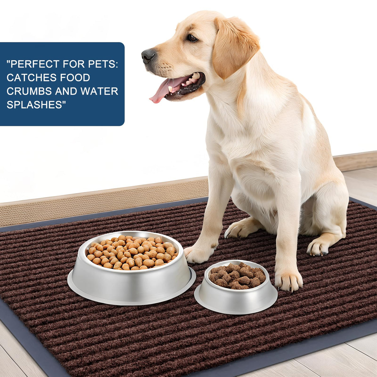 OLANLY door mat easy-clean design for quick maintenance.