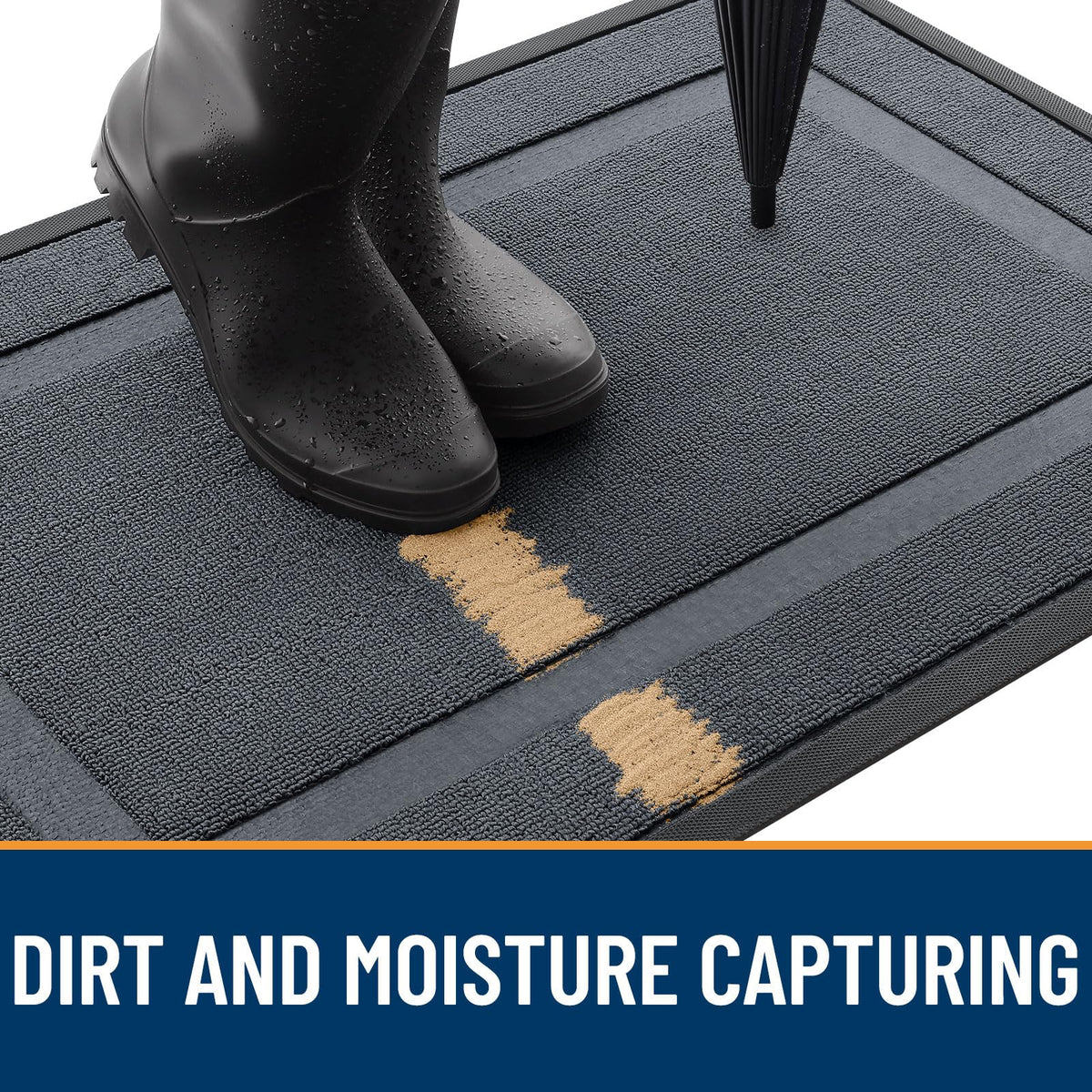 OLANLY mats are versatile for indoor entryways and outdoor patios.