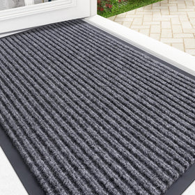 OLANLY Front Door Mat, chic entrance and dirt-trapping surface.