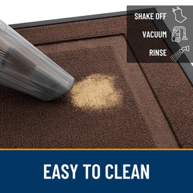 OLANLY indoor-outdoor mat suitable for entryways, patios, and garages