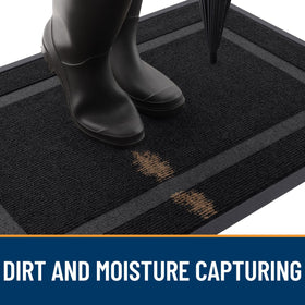 OLANLY mat works indoors or outdoors, balancing style with practicality.