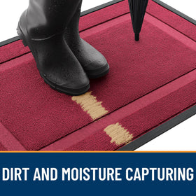OLANLY versatile entrance mat for indoor and outdoor high-traffic areas.