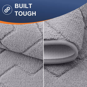 OLANLY Indoor Door Mat low-profile enables smooth door movement while catching dirt.