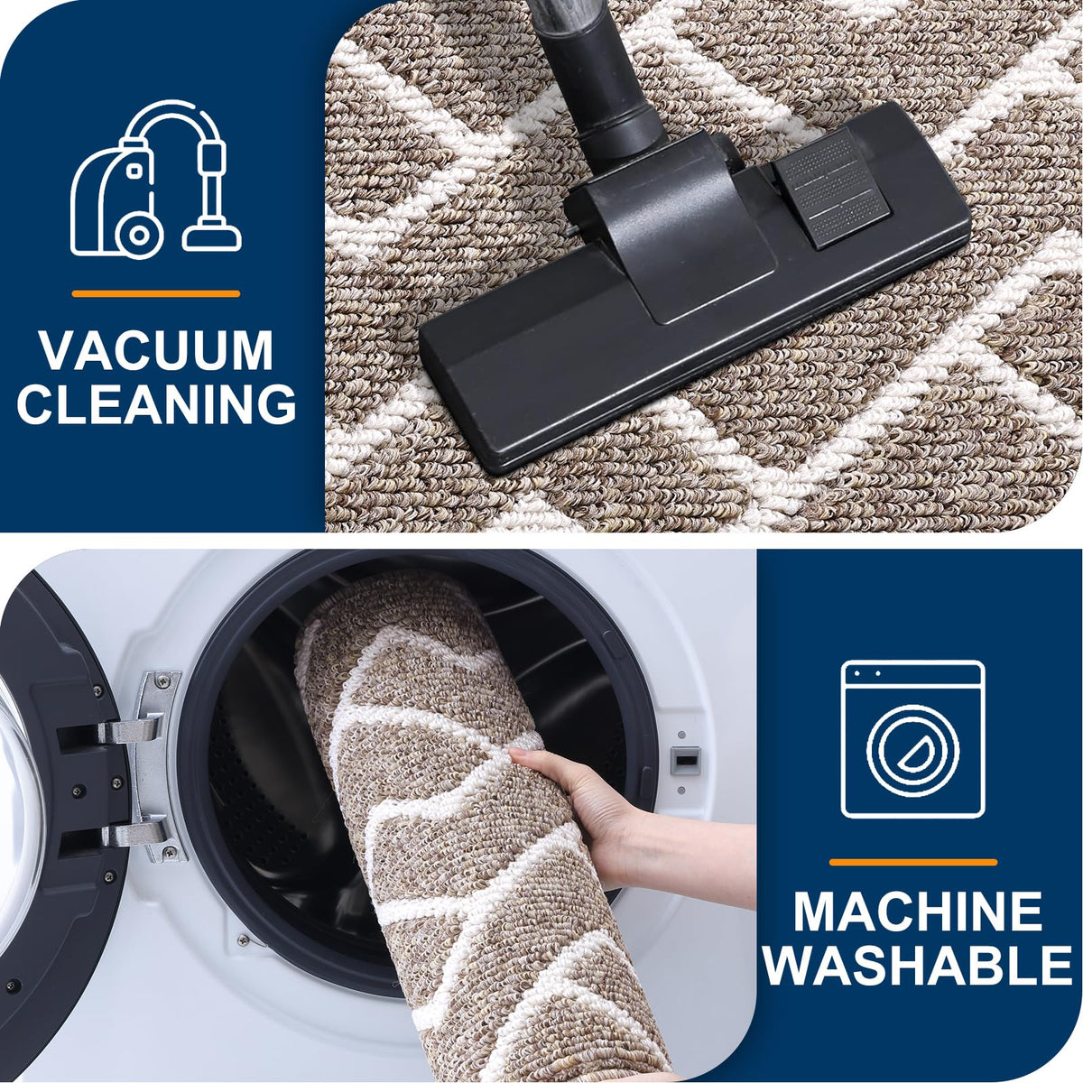 OLANLY Entryway Mat is easy to clean and quick to refresh.