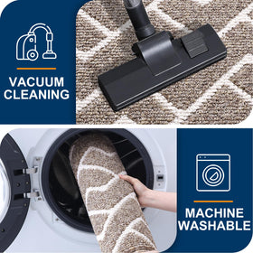 OLANLY Entryway Mat is easy to clean and quick to refresh.