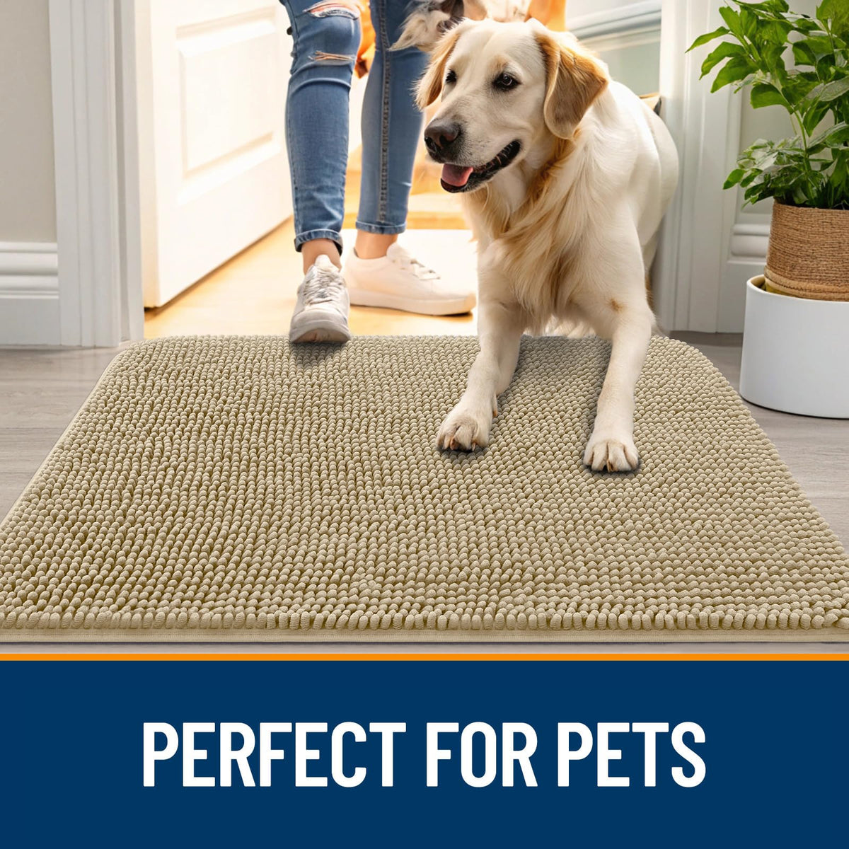 OLANLY indoor-outdoor use – versatile mat for crate or car