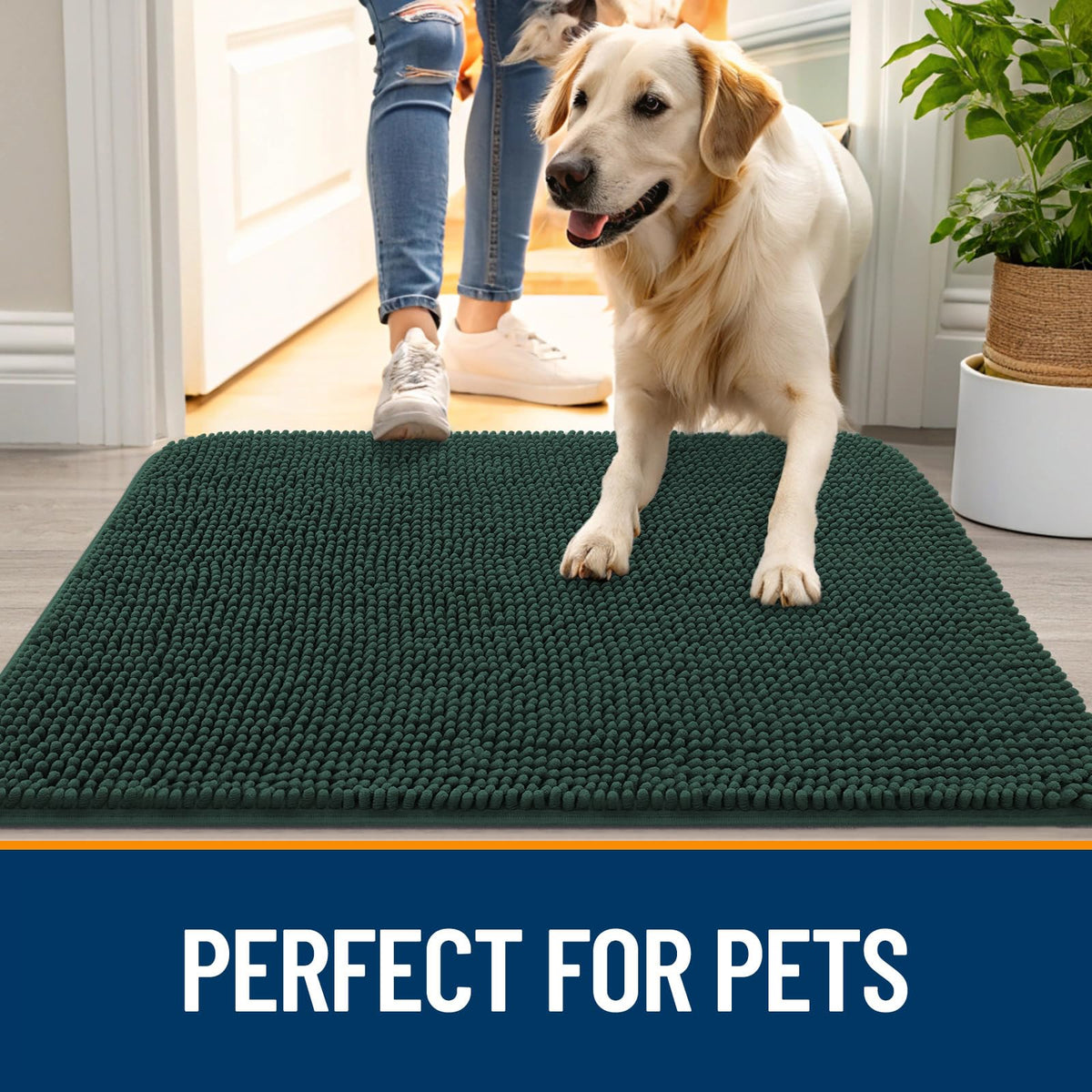 OLANLY indoor-outdoor mat suited for multiple spaces and activities