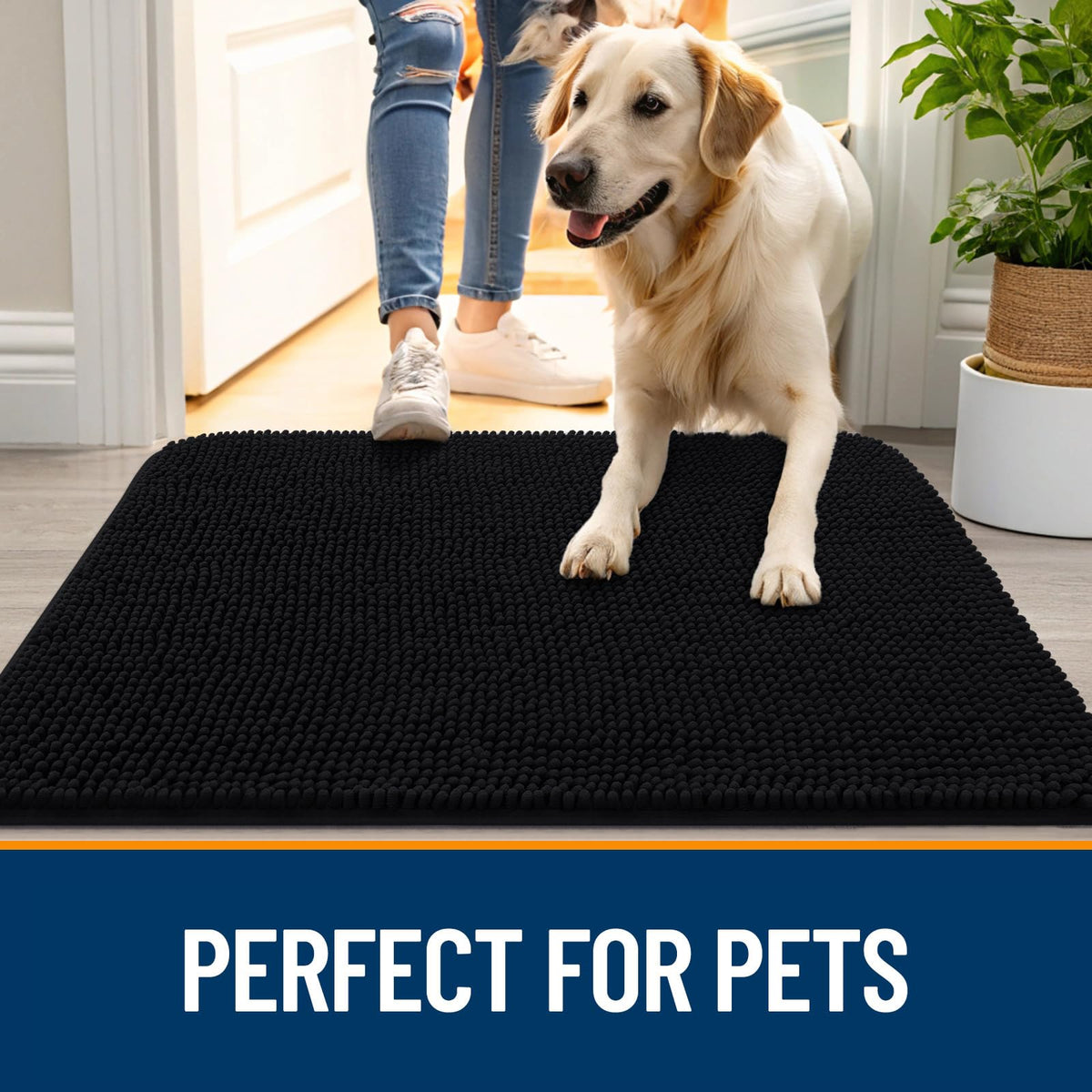 OLANLY indoor-outdoor-use mat suitable for entryways, crates, cars