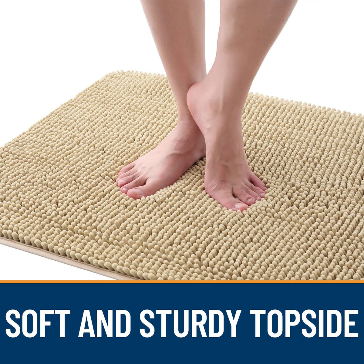 OLANLY low-profile 1-inch design fits under doors smoothly.