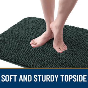 OLANLY low-profile 1inch mat fits under doors without snagging
