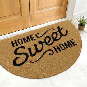 OLANLY Low-profile front door mat fits under doors while boosting curb appeal.