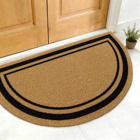 OLANLY low-profile welcome mat sits neatly under doors while trapping grit.