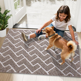 OLANLY Indoor Entrance Mat is durable for daily wear in high-traffic areas.