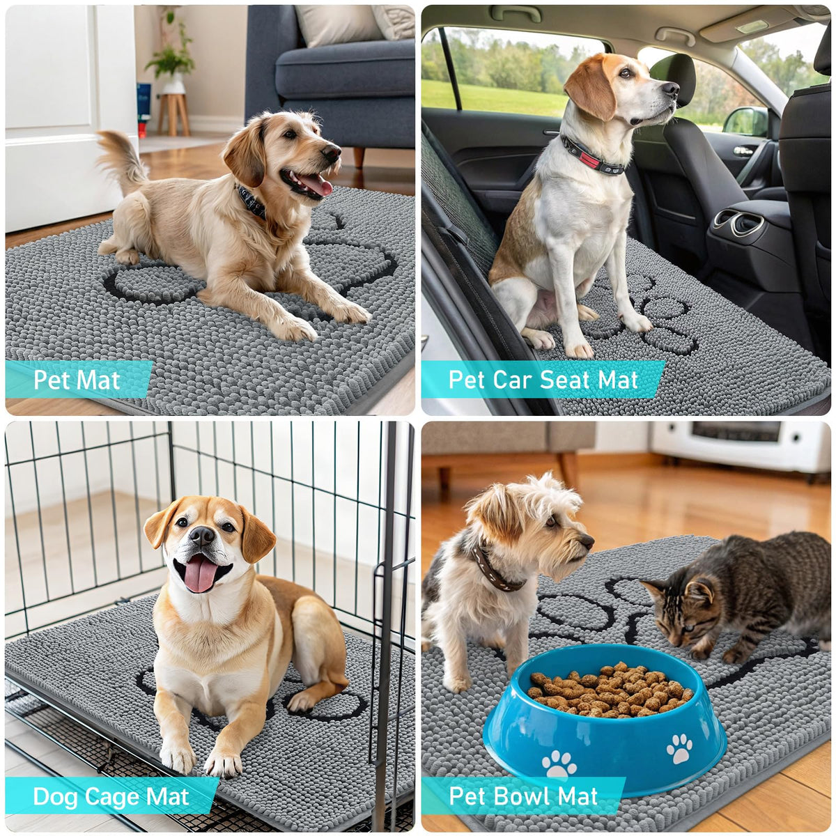 OLANLY multipurpose entryway mat works indoors, outdoors, or in a crate