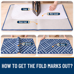 OLANLY doormat provides durable, long-lasting performance in high-traffic zones.