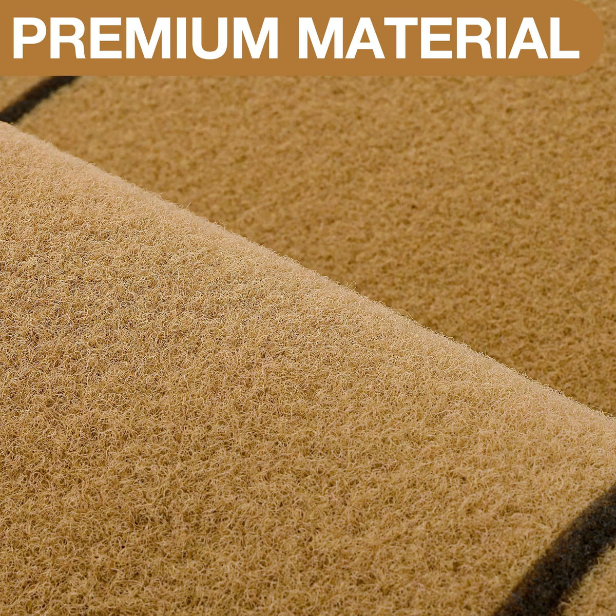 OLANLY non-slip backing mat keeps outdoor surfaces secure and stable.