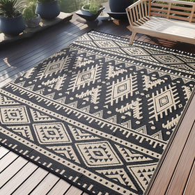 OLANLY outdoor rug 6x9 waterproof for patios and decks.