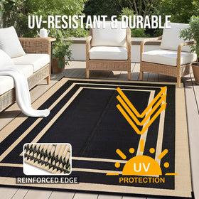 OLANLY Rug folded for travel highlighting portability