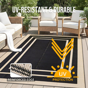 OLANLY lightweight, portable rug ideal for picnics and camping trips.