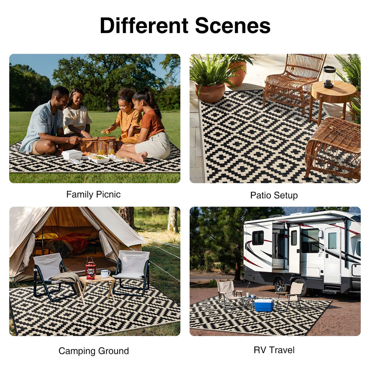 OLANLY suited for porch, deck, balcony, and backyard spaces