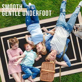 OLANLY soft-underfoot surface provides comfortable barefoot use outdoors.