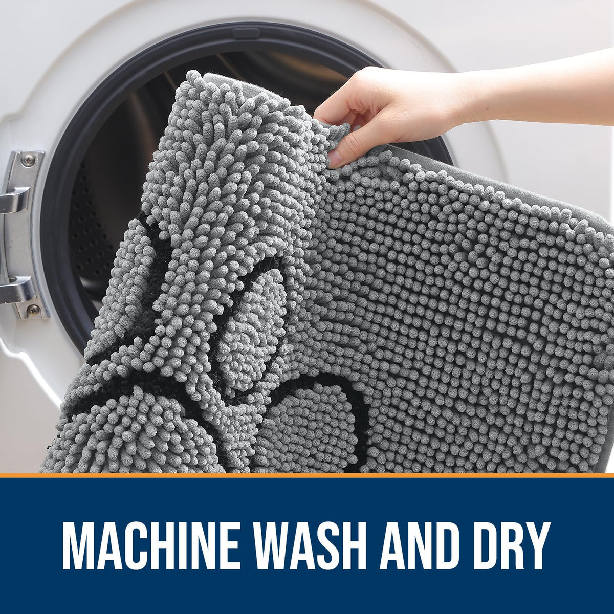 OLANLY washable dog mat is easy to clean and quick to dry