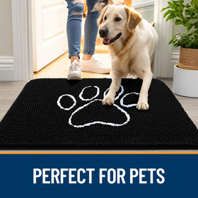 OLANLY washable indoor-outdoor mat; easy care and quick dry