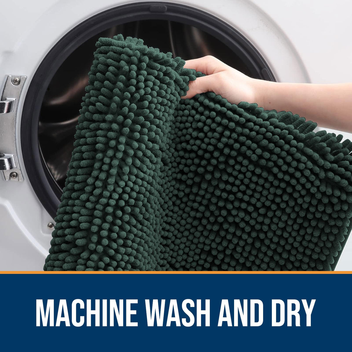 OLANLY washable doormat dries quickly after washing and reuse