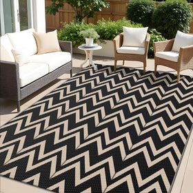 OLANLY waterproof outdoor rug 5x8, durable for patios and decks.