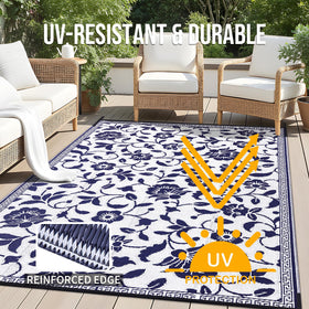 OLANLY stain-resistant rug ideal for quick cleanup after outdoor events.