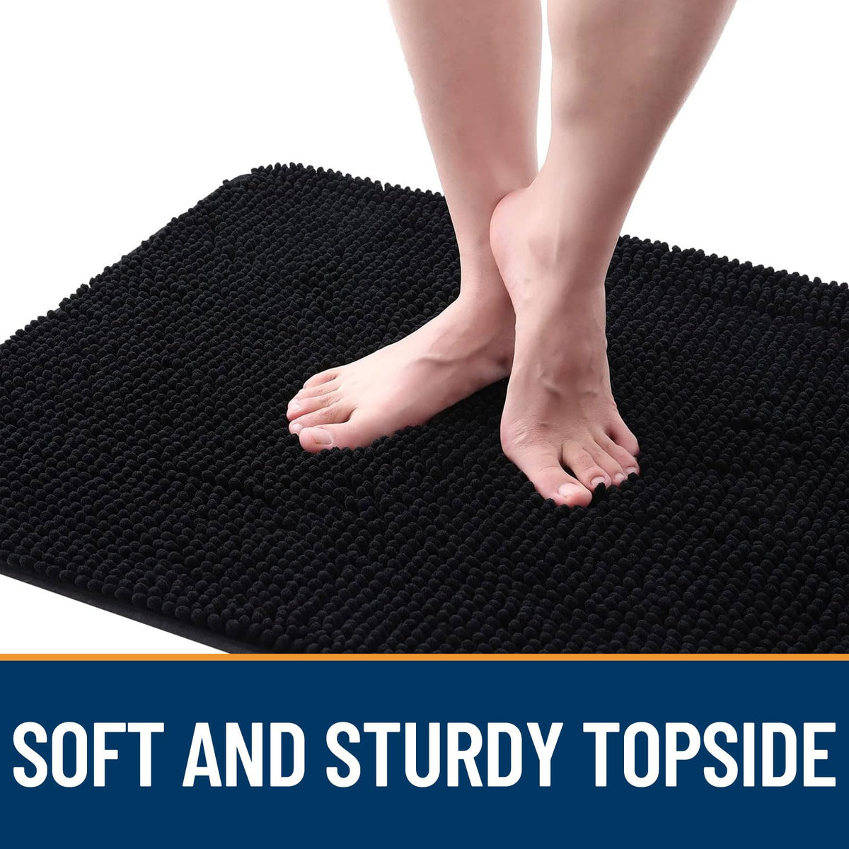 OLANLY anti-slip base helps stay put on dry floors