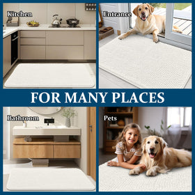OLANLY quick-dry entry mat dries fast after use.