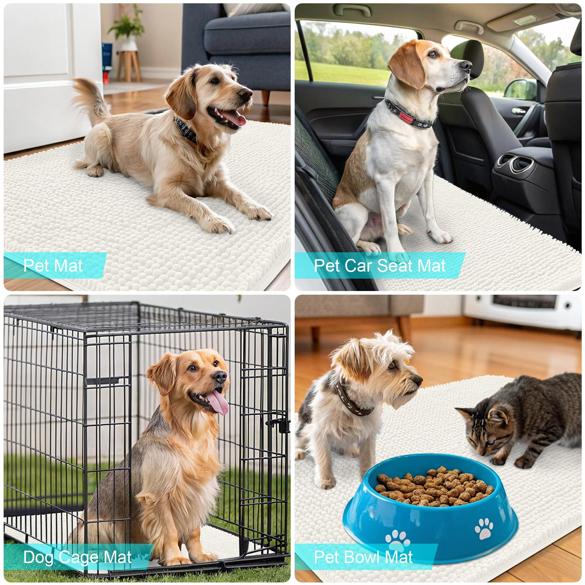 OLANLY versatile mat for indoor, outdoor, crates, and cars.