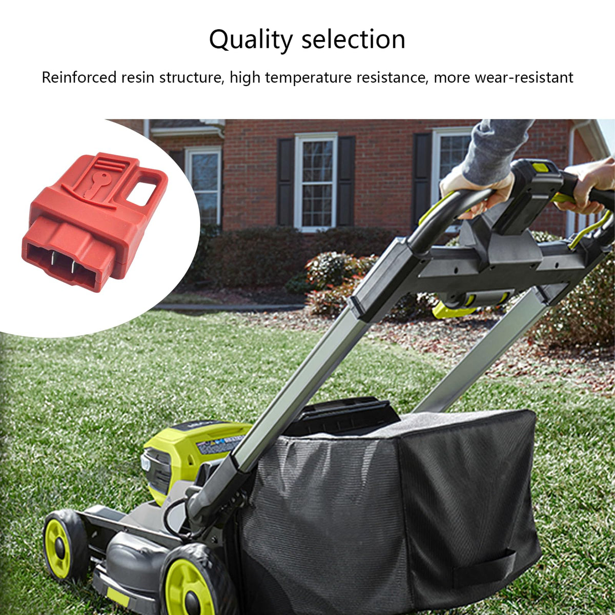 OLAWIS start key dimensions fit Ryobi 40V mowers precisely for easy use