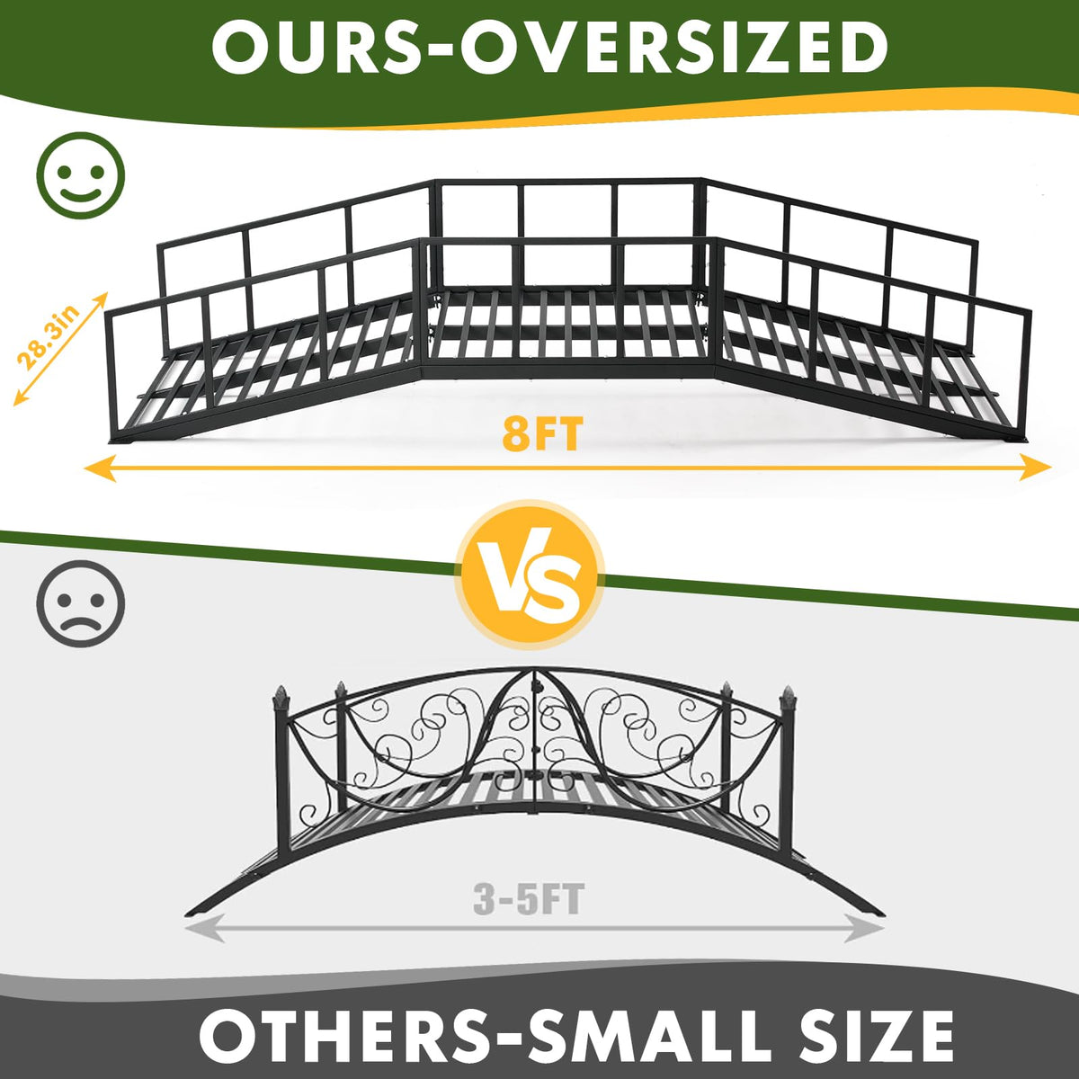 OLBRUS climbing-plant-support bridge offers vertical interest in your planting plan.