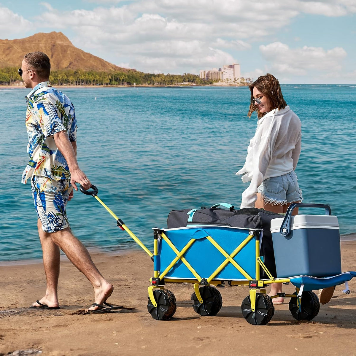 Old Bahama Bay Beach Wagon 330-lb capacity supports a full day of gear