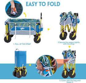 Old Bahama Bay Beach Wagon blue color adds nautical style to outings