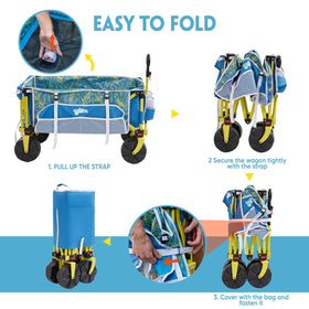 Old Bahama Bay Beach Wagon front mesh pockets keep water bottles within reach