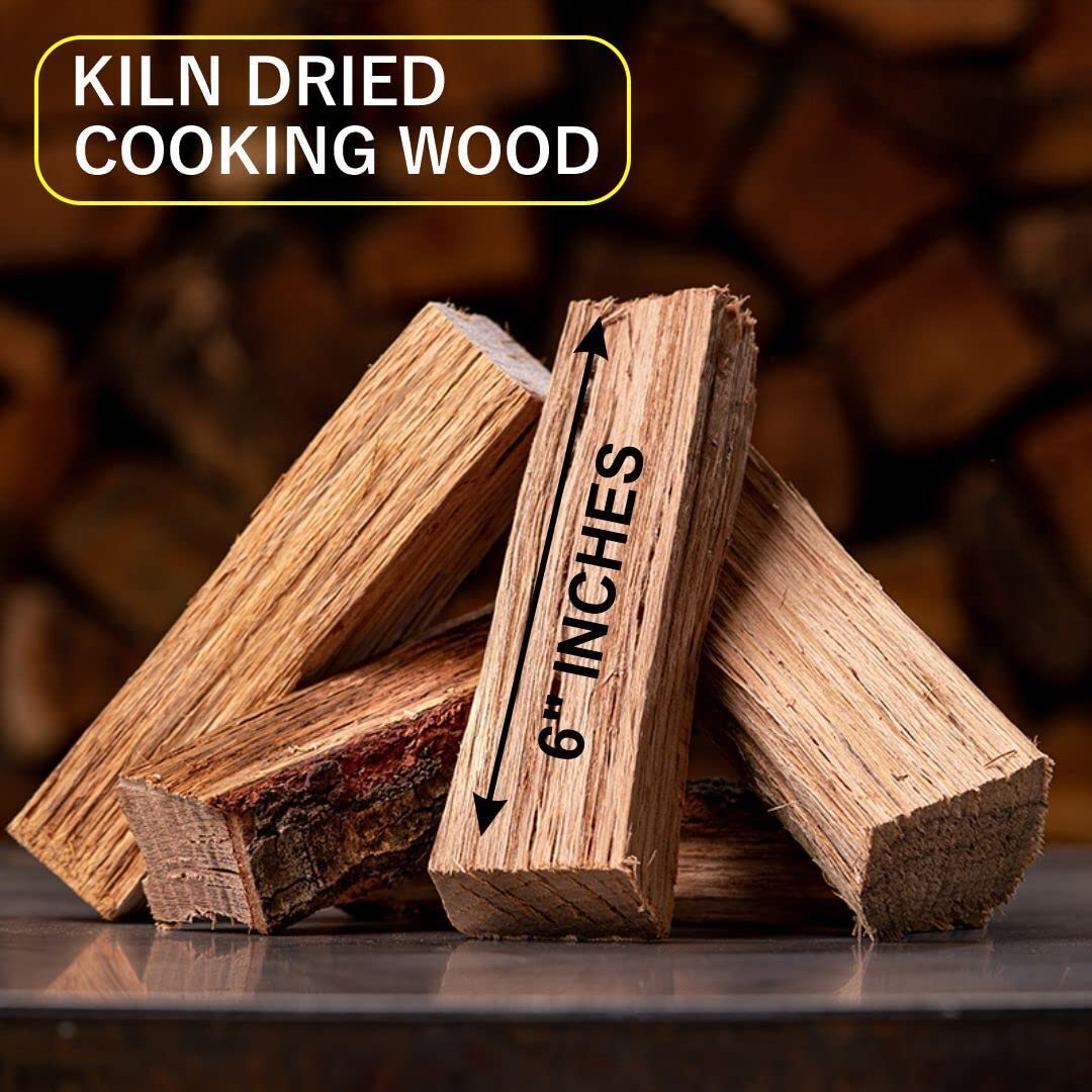 Old Potters cherry logs for authentic smoky outdoor cooking
