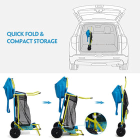 Old Bahama Bay compact folded state for easy storage and transport.