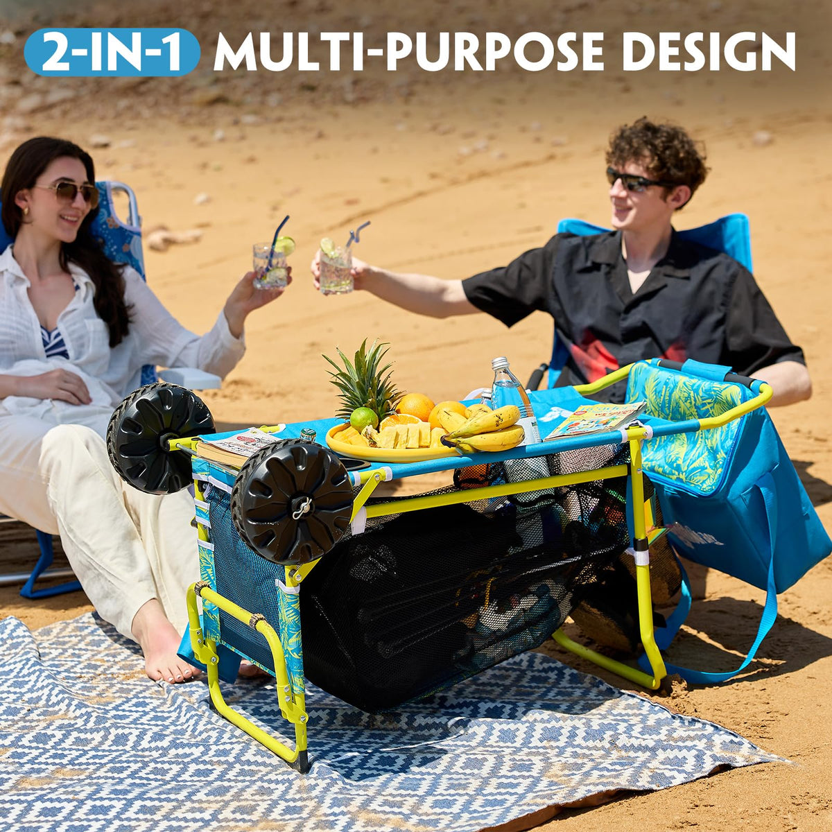 Old Bahama Bay detachable cooler bag keeps drinks cold and portable.