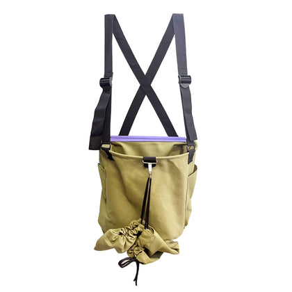 OldSerenWay fruit picking bag in full view promoting comfortable harvesting.