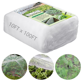 Oleitodh garden netting 10x100 feet ultra-fine mesh for year-round crop protection