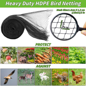 Oleitodh 20x30 ft netting demonstrates tear-resistant HDPE durability.