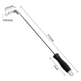 OLIGAI ash tool showing heat-resistant ergonomic handle for comfortable use