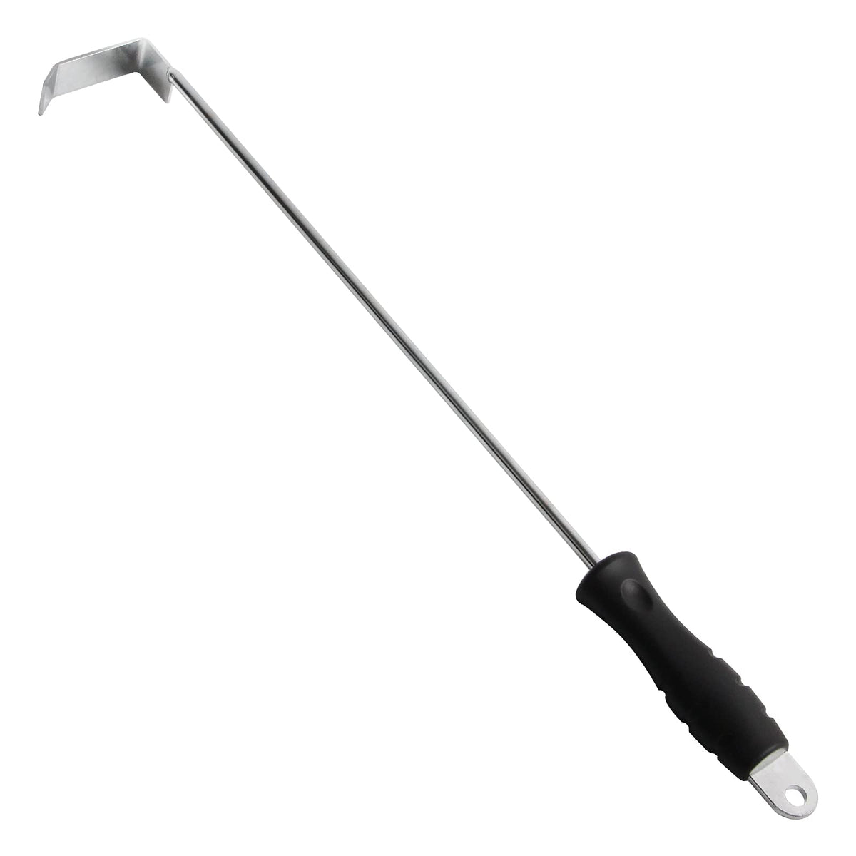 OLIGAI stainless steel ash poker with ergonomic handle for grilling